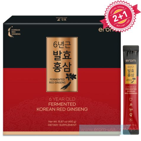 Erom Fermented Red Ginseng (이롬 발효홍삼) 30 stick packs