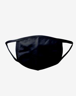 (한국산) 세탁가능 입체패턴 면마스크 cotton mask Black